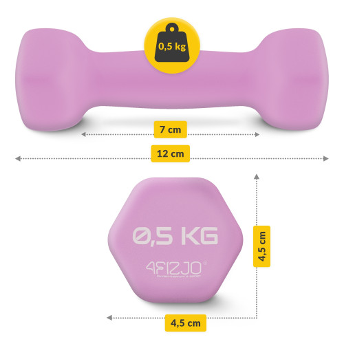 Гантель  4FIZJO 2 Х 0.5 КГ  - фото №4